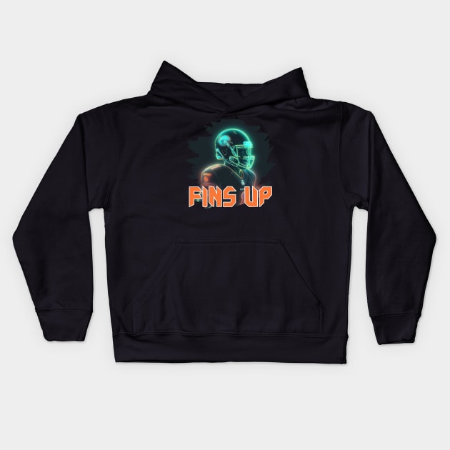 Fins up Kids Hoodie by Pixy Official